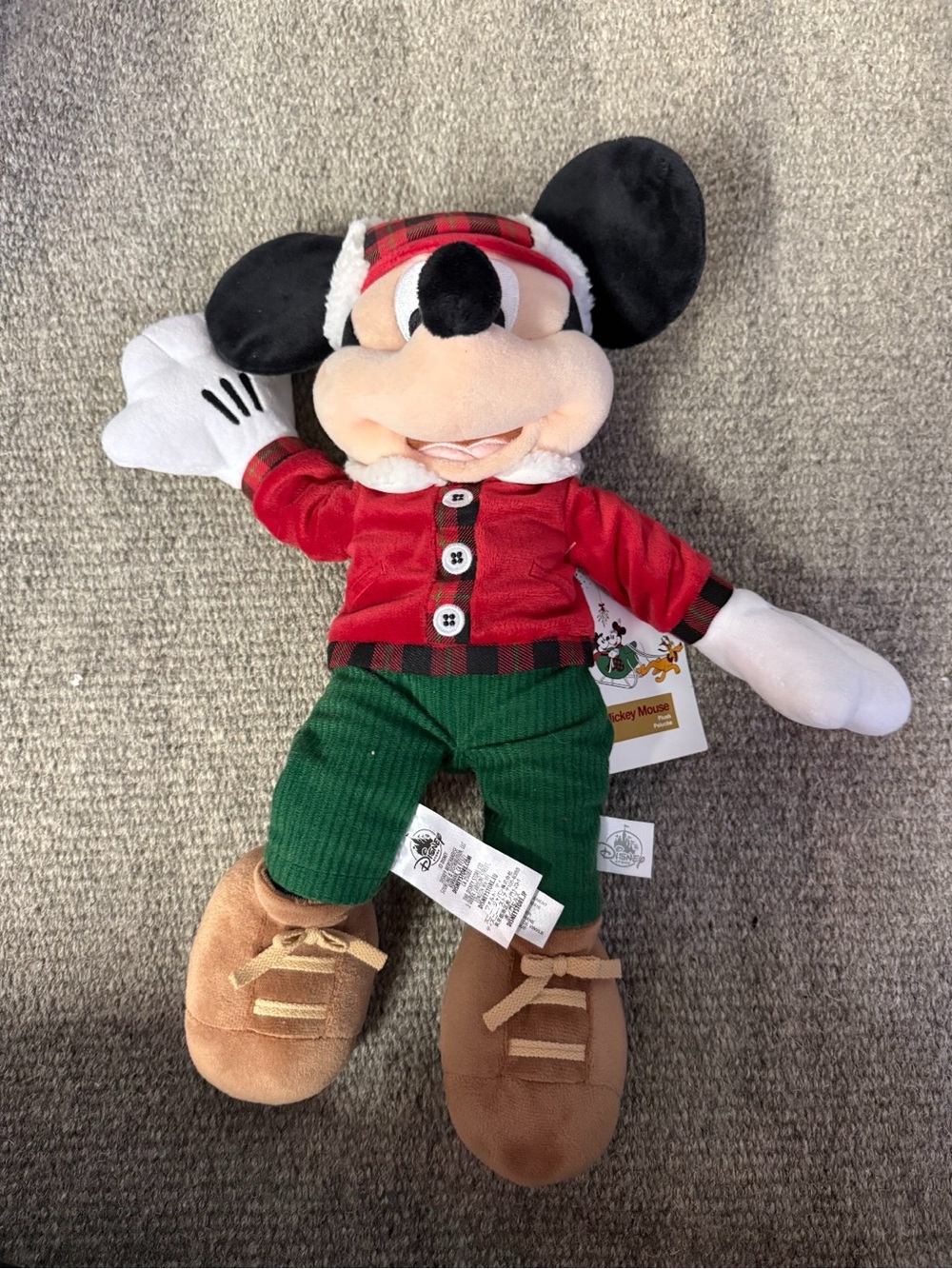 Disney Mickey Mouse Lumberjack 2017 Plush